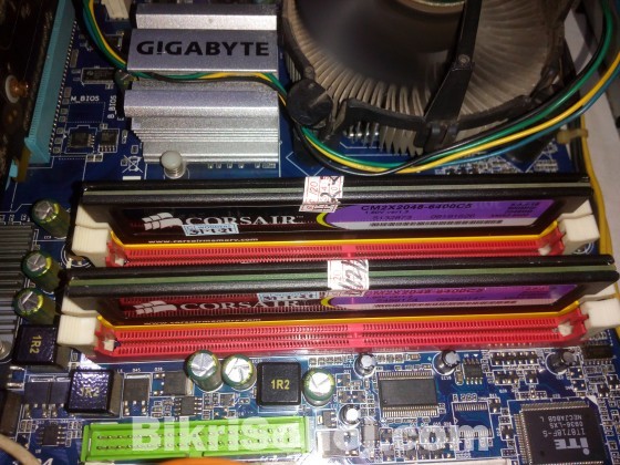 Motherboard, RAM, Processor for sell....